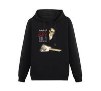 TOPCREATING Buddy Hoodys Holly Cotton Mens Hoodys Long Sleeve Size XXL Black