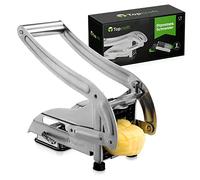 Topcroft ® Stainless Steel Chip Cutter - 2 Sizes, Non-Slip Base, Easy to Use & Clean, Dishwasher Safe