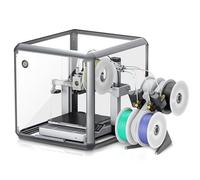 TOPCUBE 3D Printer Enclosure for Bambu Lab A1, 360° Transparent Acrylic Enclosure with LED Light, Odor Isolation Noise Reduction Constant Temperature 3D Printer Cover Box