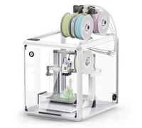 TOPCUBE F2 3D Printer Enclosure for Bambu Lab A1, 360° Transparent Acrylic Enclosure with LED Light, Odor Isolation Active Cooling Constant Temperature 3D Printer Cover Box