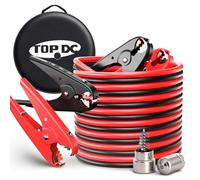 TOPDC 2 Gauge 16ft Jumper Cables