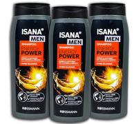 TopDeal Isana Men Energy Effect Shampoo 3 x 300 ml Pack of 3