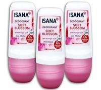 TOPDeal Isana Soft Blossom Roll-On Deodorant 3 x 50 ml Pack of 3