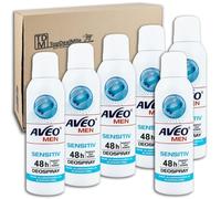 TopDealMile - Storage Pack for Aveo Men Deodorant Spray Sensitive Deodorant 6 x 200 ml