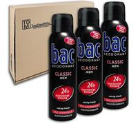 TopDealMile - Storage Pack for BAC Men Classic Deodorant Spray 3 x 150 ml