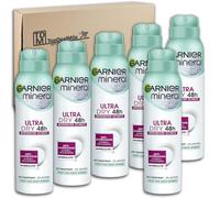 TopDealMile Storage Pack for Garnier Mineral Deodorant Spray Ultra Dry - 48h Deodorant Deodorant 6 x 150 ml