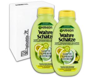 TopDealMile Storage Pack for Garnier True Treasures Shampoo Gentle Clay & Lemon Fast Greasing Hair & Scalp 2 x 250 ml