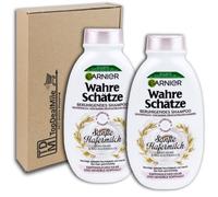 TopDealMile Storage Pack for Garnier True Treasures Shampoo Gentle Oat Milk Sensitive Hair & Sensitive Scalp 2 x 250 ml
