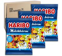 TopDealMile Storage Pack for Haribo Milk Bears 3 x 160g Fruit Gum Bears with Fruit Juice and Skim Milk 6 Assorted Designs