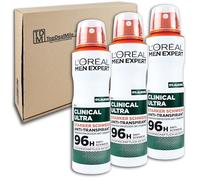 TopDealMile Storage Pack for L'ORÉAL Paris Men Expert Deodorant Clinical Ultra Spray Deodorant 3 x 150 ml