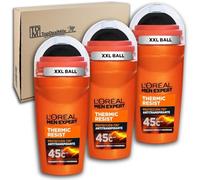 TopDealMile Storage Pack for L'ORÉAL Paris Men Expert Thermic Resist Deodorant Roller Roll On 3 x 50ml