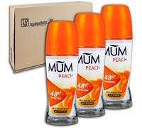 TopDealMile - Storage Pack for MUM Roll-On Deodorant Peach 48 H 3 x 50 ml