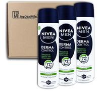 TopDealMile Storage Pack for NIVEA MEN Derma Control Sensitive Antiperspirant Spray 3 x 150 ml Deodorant Spray