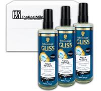 TopDealMile - Storage Pack for Schwarzkopf - Gliss Express Repair Conditioner Aqua Revive 3 x 200 ml