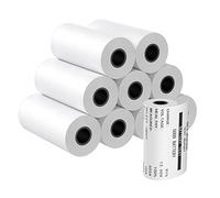 TOPDON 2 1/4" x 2.0' Thermal Paper Cash Register POS Receipt Paper, TOPDON BT300P, BT600 Printing Paper (10 Rolls)