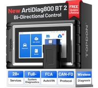 TOPDON AD800BT2 Car Diagnostic Tool,Lifetime Free Update Obd2 Scanner