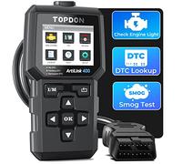 OBD2 Code Reader TOPDON AL400 OBD Scanner, Car Fault Diagnostic Tool with 10 OBD Functions- Check Engine Light/Smog Emission Test/O2 Sensor Test/EVAP,