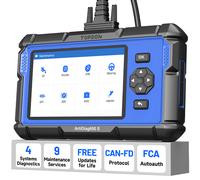 TOPDON OBD2 Code Reader Scanner ArtiDiag600S, 9 Reset Service for Oil/BMS/ABS/SAS/EPB/DPF/TPMS/Throttle/Injector Coding, ABS/SRS/Engine/Transmission Car diagnostic tool, Free Lifetime Upgrade