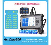 Topdon ArtiDiag500 Car Diagnostic Tool All Systems OBD2 Diagnostic Scanner Engine ABS SRS Airbag Auto Scan Tool Code Reader Artidiag500