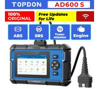 TOPDON OBD2 Code Reader Scanner ArtiDiag600S, 9 Reset Service for Oil/BMS/ABS/SAS/EPB/DPF/TPMS/Throttle/Injector Coding, ABS/SRS/Engine/Transmission Car diagnostic tool, Free Lifetime Upgrade