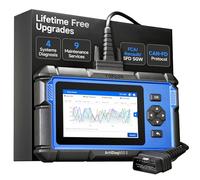 TOPDON ArtiDiag600S OBD2 Code Reader, Car Diagnostic Tool For 4 Systems Engine/ABS/Airbag/AT, 9 Reset Functions on Oil/Brake/SAS/BMS/ABS/DPF/TPMS/Throttle, Full OBD2 Functions, Lifetime Free Update