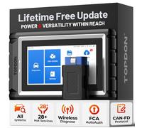 TOPDON ArtiDiag800 BT Car Diagnostic Tool with all systems diagnosis, OBD2 scanner with 28 Maintenance Services:Oil Reset/EPB/SAS/TPMS/DPF,Wireless Diagnostic Scanner, AutoVIN, Free Lifetime Upgrade.