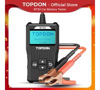 TOPDON BT30 12V Car Battery Tester Digital Automotive Diagnostic Analyzer Vehicle Cranking Charging Scanner Tool One For All BT30