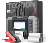 TOPDON BT600 Car Battery Tester Cranking Charging 100-2000CCA Digital Printer UK