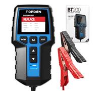 TOPDON Car Battery Tester BT200-A, 12V/24V Battery Analyzer 100-2000CCA | with Battery Cranking Charging Tests, Date Review, 2.4" Color Screen for Cars Motorcycles Boats SUVs Truck, for Pros & DIYers