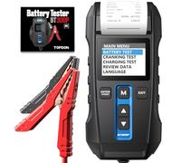 TOPDON Car Battery Tester BT300P 12V 24V, 100-2000CCA Battery Tester with Printer, Charging and Starter System Analyzer, Available for DIY and Professionals, for Car, Motorcycle, SUV, Truck, Boat