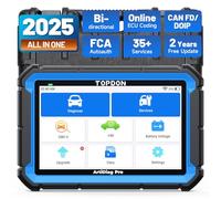 TOPDON Car Diagnostic Tool ArtiDiag Pro with Online-Coding and Bi-Directional Control, Full Systems Diagnosis Obd2 Scanner with 35+Maintenance Services, 2-Year Free Update, Blue
