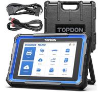 TOPDON Car diagnostic tool Phoenix Nano, 2025 ECU Coding Tool with Full System Diagnostic, 32+ Reset Service, Bi-Directional Control, support CAN FD/DoIP Protocols, FCA AutoAuth, 2 Years Free Updates