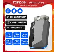 TOPDON CarPal OBD2 Code Reader Scanner Car Health Check Smog Check Battery Test Full System Scan 6 Reset Services CarPal