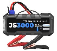 Car Battery Jump Starter, TOPDON JS3000 12V 3000A Battery Booster Jump Starter Pack for Up to 9L Gas/ 7L Diesel Engines, Portable Car Battery Charger with Handle Jumper Cable and EVA Protection Case