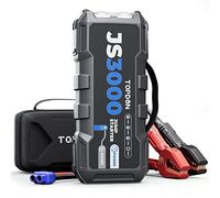 TOPDON Jump Starter Power Pack JS3000, 3000A/24000mAh Battery Booster for Up to 9L Gas/ 7L Diesel Engines, Portable Jump Starter Power Bank with Handle/Jumper Cable/EVA Case
