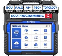TOPDON Phoenix XLink ECU Programming Diagnostic Tool, Diagnostic Scanner with Online ECU Coding, 41 Service, Bidirectional Control, V.A.G Guided, Topology Mapping, CAN FD & DoIP Support, 2-Year Update