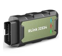 TOPDON RLink J2534 Pass-Thru Programmer, OEM Reprogramming and Diagnostic Tool, Enhanced J2534 VCI, Supports J2534/D-PDU/CAN-FD/DoIP, Compatible with 13+ Vehicle Brands, ONLY with LAPTOP