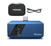 TOPDON TC001 Plus Thermal Camera Android, 512x384 High Resolution with 100W Visual Camera, 25Hz, -20~550°C, Dual-Lens Thermal Imaging Camera for Electrical, HVAC Inspection, Home Maintenance