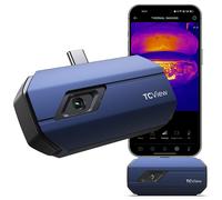 TOPDON TC001 Thermal Imaging Camera for Android - 256x192 IR, -20C to 550C, 0.1C Accuracy, 3 Dimensions & 9 Palettes, Image Enhancement