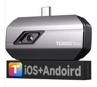 TOPDON TC002C Duo Thermal Imaging Camera for Android iPhone iOS, 512×384 TISR Super Resolution Infrared Camera with USB-C, 25Hz, 40mK, -20℃ to 550°C, for Inspecting Buildings, Vehicles, Leakage, HVAC
