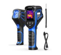 TOPDON TC004 Mini Thermal Imaging Camera, 240x240 IR Resolution Handheld Infrared Camera, 15-Hour Battery Life, 25Hz Refresh Rate,-20°C to 450°C Temp Range, High/Low Temp Alerts