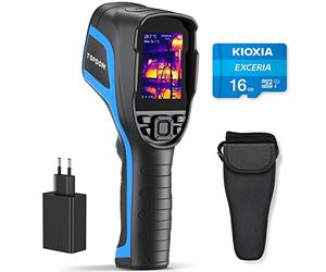 TOPDON TC004 Portable Infrared Camera, 256 x 192 IR High Resolution, Professional Thermal Imager with 16GB Micro SD Card, Supports PC Analysis and Video Recording