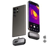 TOPDON Thermal Camera TC002C DUO for Android & iOS, 512x384 TISR High Resolution, -20-550℃, 25Hz, for Phone/Tablet/PC, USB-C/Lightning Port, Infrared Test Report for Electric, Leak, HVAC Inspection