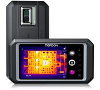 Topdon Thermal Camera TC003, 512x384 TISR Resolution with Extra 2MP Visual Camera, Infrared Imager OTG Function, 5'' Touch Screen, -4°F~1022°F, 25 Hz Refresh Rate, IP55, 32GB Storage, Black