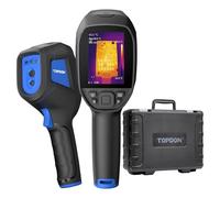 TOPDON Thermal Camera TC005, 512*384 TISR Resolution with 200w Visual Camera, 64G eMMC, -20°C ~ 550°C, 3.5" Screen Infrared Camera with Video Record, PC 2D/3D Analysis, for Electrical, Home Inspection