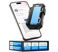 TOPDON TopScan Pro OBD2 Scanner Bluetooth, Active Test & Full System Scan Tool for iOS/Android, 13+ Resets, TopFix AI Assistant, Enhanced Version of TopScan Lite (Blue)