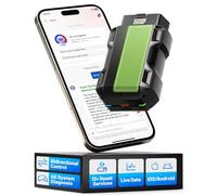 TOPDON TopScan Pro OBD2 Scanner Bluetooth, Active Tests & Full System Scan Tool for iOS/Android, 13+ Resets, TopFix AI Assistant, Enhanced Version of TopScan Lite (Green)