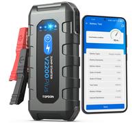 TOPDON V2200 Plus Car Jump Starter and Battery Tester 2-in-1 2200A Battery Booster Power Pack for Up to 8L Gas/6L Diesel Engines 12V Jump Starter Power Bank