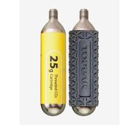 Topeak CO2 Cartridges With Sleeve - 25g - Black 2x 25g