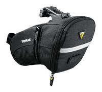 Topeak Aero Wedge with Fixer F25 Seat Pack - Black/Silver, Large